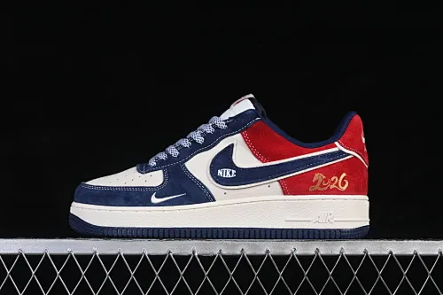 All categories Nk Air Force 1 Air Force series Nk Air Force 1 Low Air Force low-top Nike Air Force 1'07 Low Year of the Horse limited national style Air Force 1 low-top casual sneakers DF0188-136